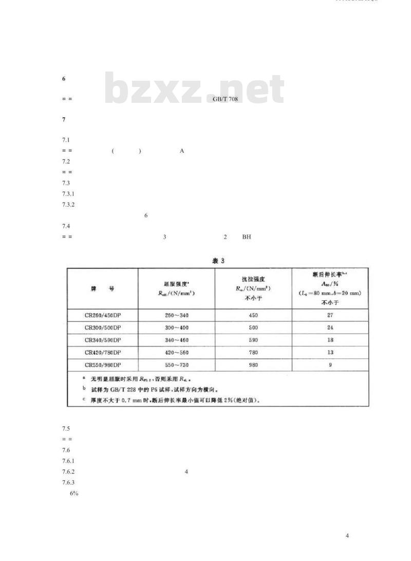 GB/T 20564.2-2006 汽车用高强度冷连轧钢板及钢带 第2部分:双相钢 GB/T 20564.2-2006 汽车用高强度冷连轧钢板及钢带 第2部分:双相钢
