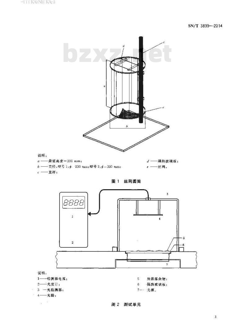 SN/T 3839-2014 进出口蜡烛燃烧过程中生成炭黑的测定方法 SN/T 3839-2014 进出口蜡烛燃烧过程中生成炭黑的测定方法
