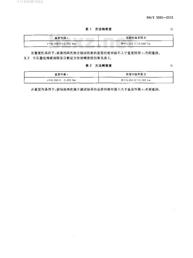 SN/T 3593-2013 高品位石墨电极碎和增碳剂中挥发分的测定 SN/T 3593-2013 高品位石墨电极碎和增碳剂中挥发分的测定