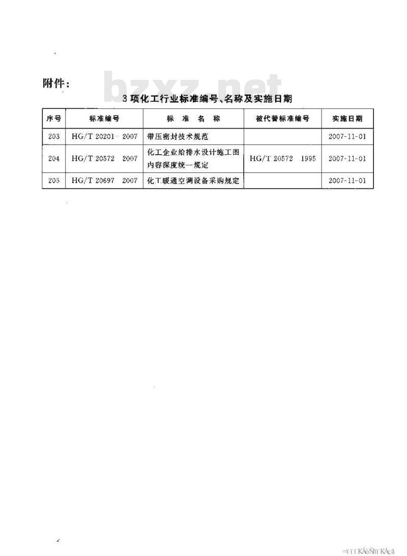 HG/T 20201-2007 带压密封技术规范 HG/T 20201-2007 带压密封技术规范