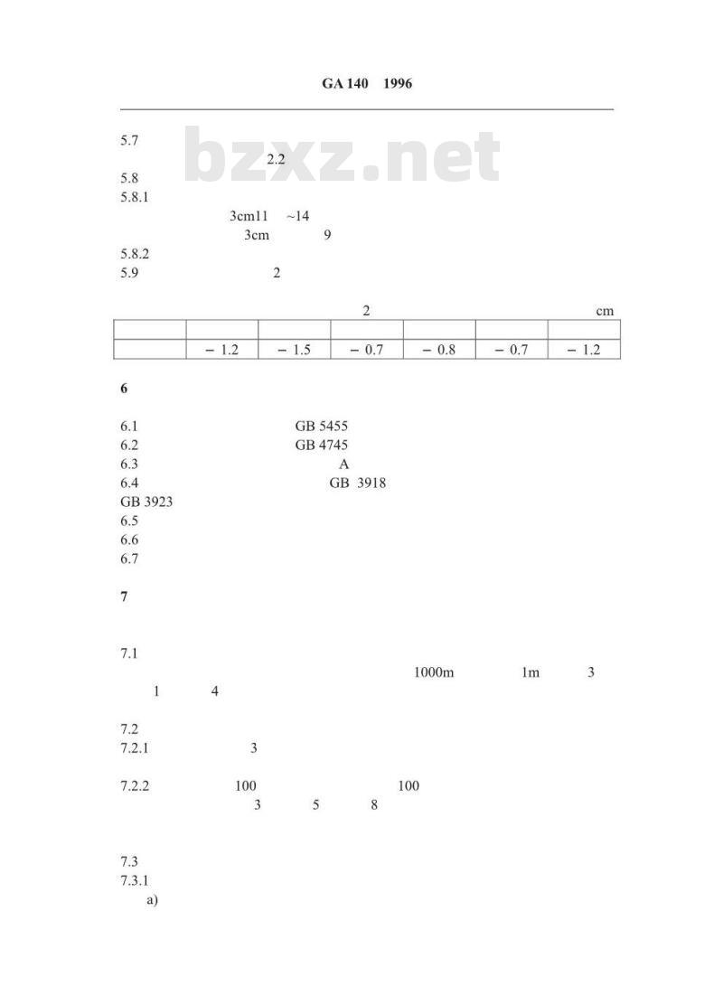 GA 140-1996 消防指挥服 GA 140-1996 消防指挥服