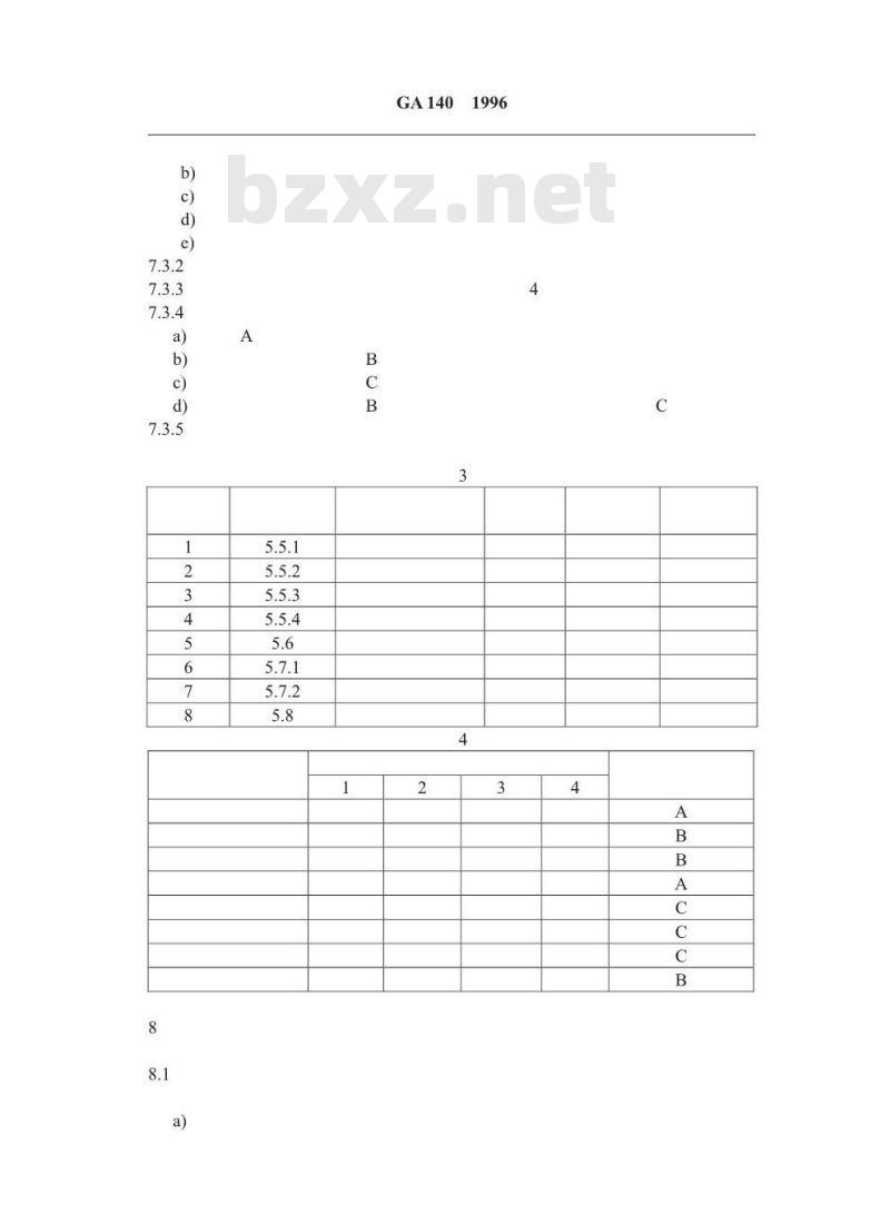 GA 140-1996 消防指挥服 GA 140-1996 消防指挥服