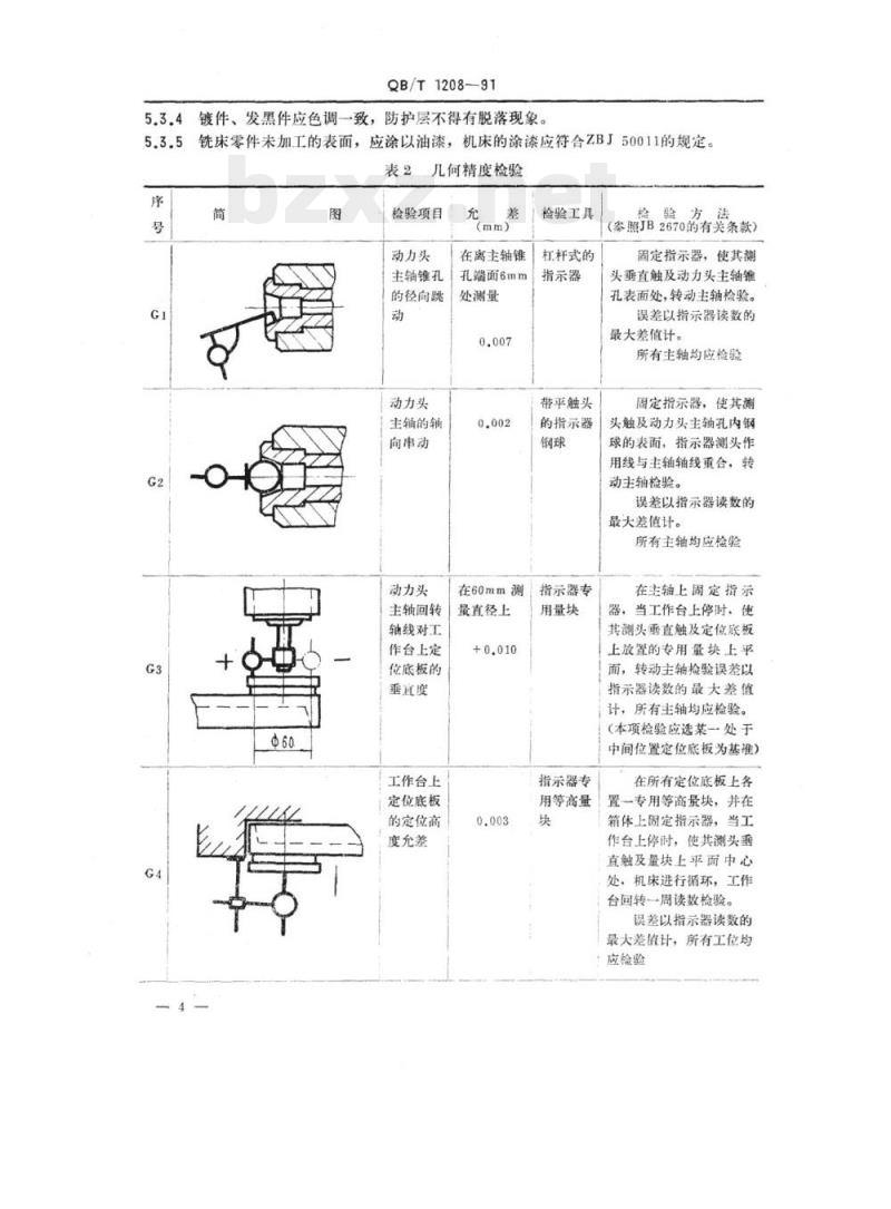 QB/T 1208-1991 回转工作台多工位铣床 QB/T 1208-1991 回转工作台多工位铣床