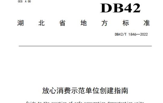 DB42/T 1846—2022 放心消费示范单位创建指南