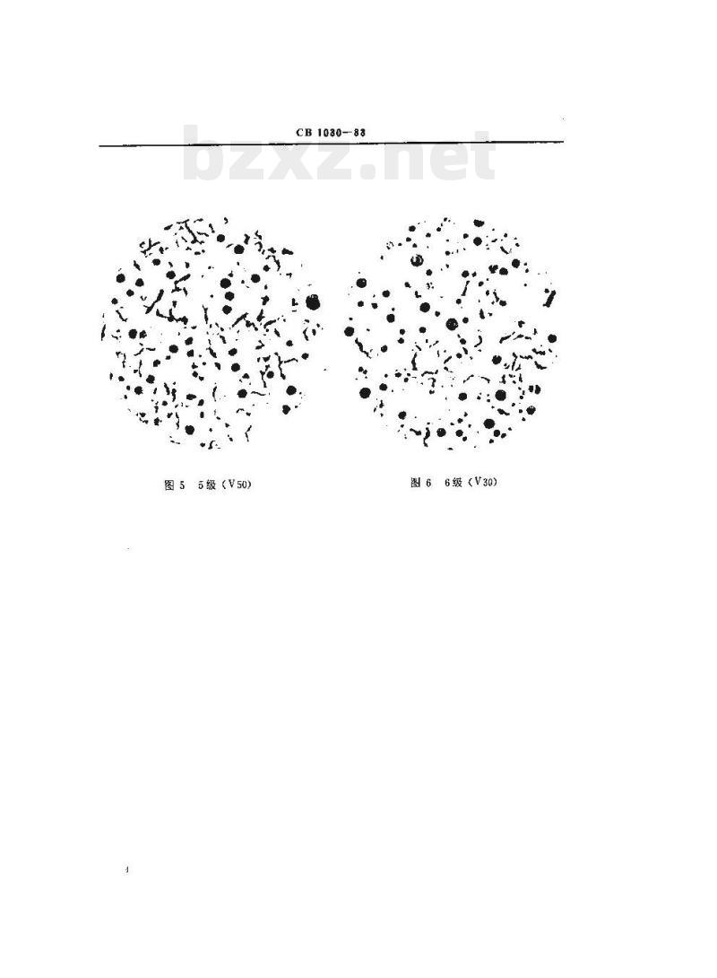 CB 1030-83 蠕虫状石墨铸铁金相检验 CB 1030-83 蠕虫状石墨铸铁金相检验