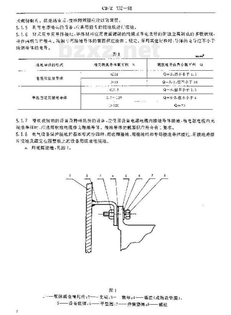 CB/Z 132-98 舰船电气设备和电缆屏蔽接地工艺 CB/Z 132-98 舰船电气设备和电缆屏蔽接地工艺