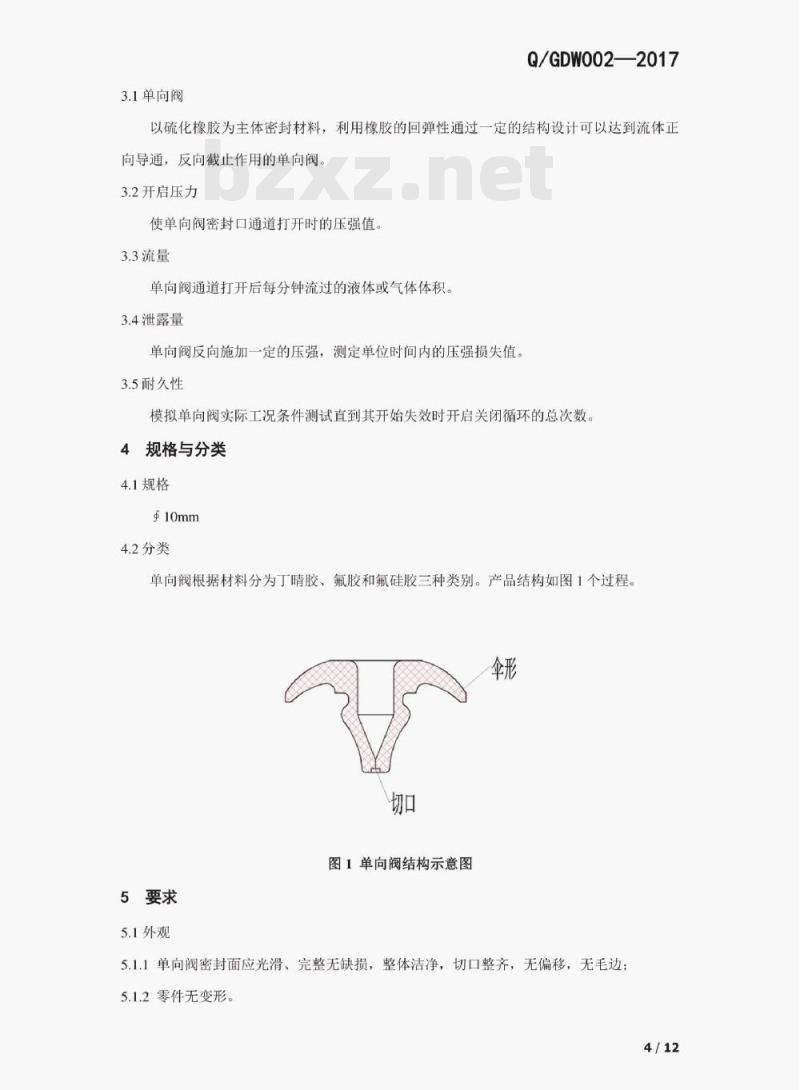 Q/GDW 002——2017 单向阀 Q/GDW 002——2017 单向阀