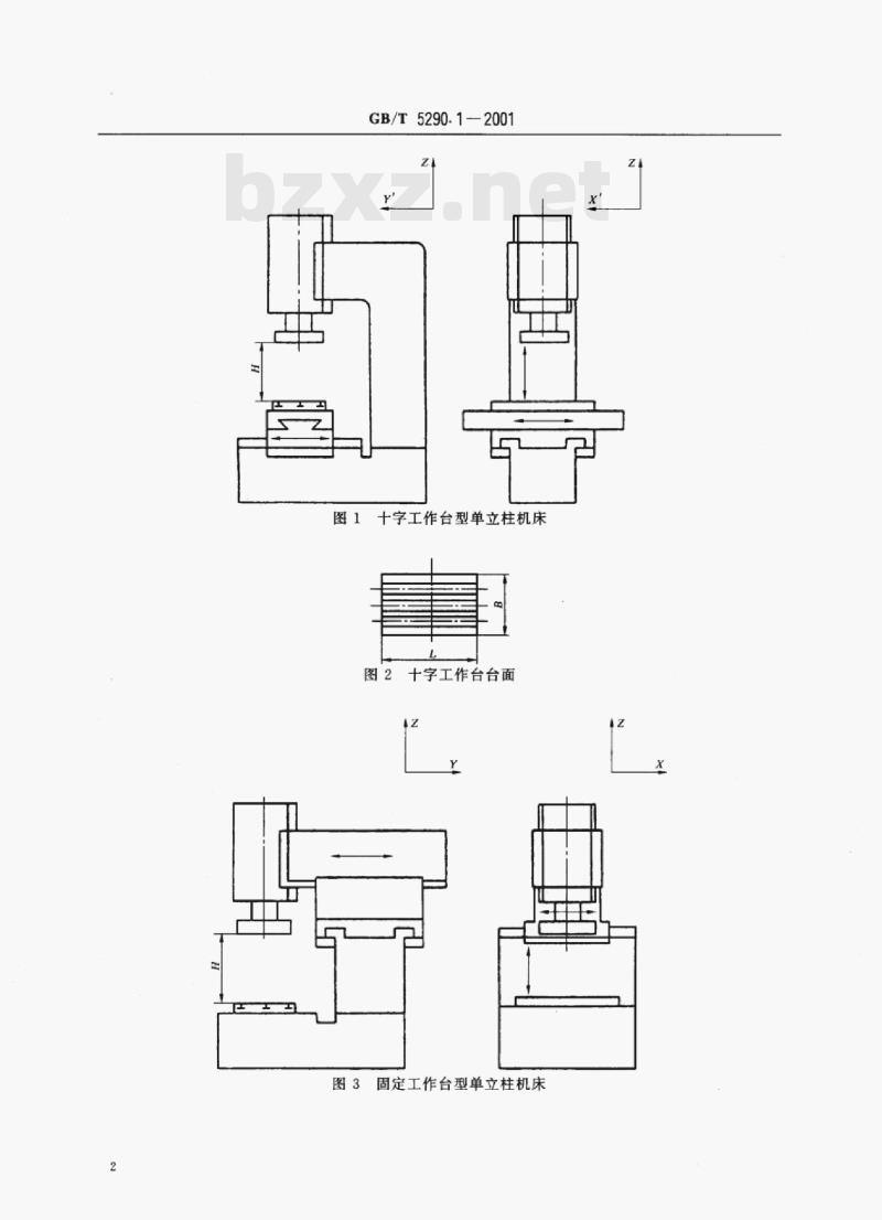 GB/T 5290. 1—2001 电火花成形机惇参数第1部分:单立柱机床(十字工作台型和固定工作台型) GB/T 5290. 1—2001 电火花成形机惇参数第1部分:单立柱机床(十字工作台型和固定工作台型)