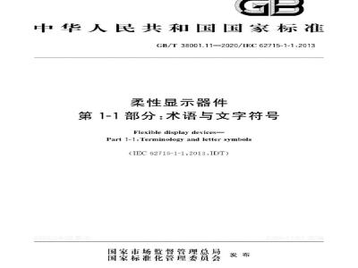 GB/T 38001.11-2020 柔性显示器件 第1-1部分：术语与文字符号