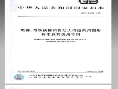 GB/T 31200-2014 电梯、自动扶梯和自动人行道乘用图形标志及其使用导则