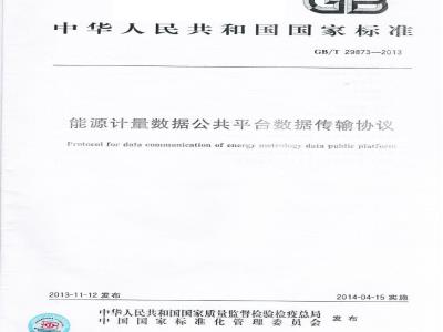 GB/T 29873-2013 能源计量数据公共平台数据传输协议