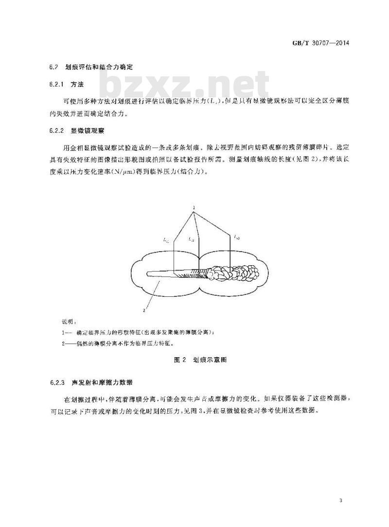 GB/T 30707-2014 精细陶瓷涂层结合力试验方法 划痕法 GB/T 30707-2014 精细陶瓷涂层结合力试验方法 划痕法