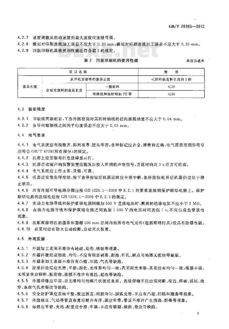 GB/T 28383-2012 卷筒料凹版印刷机 GB/T 28383-2012 卷筒料凹版印刷机