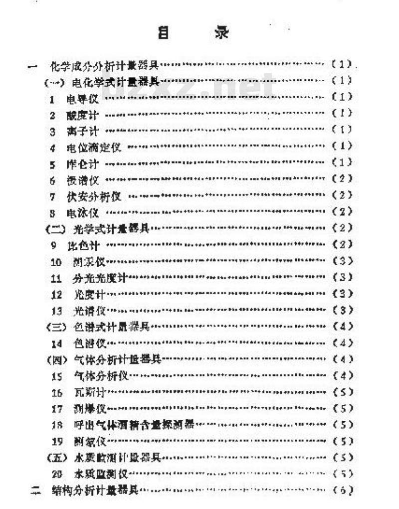 JJG 1031-1992 依法管理的物理化学计量器具分类规范