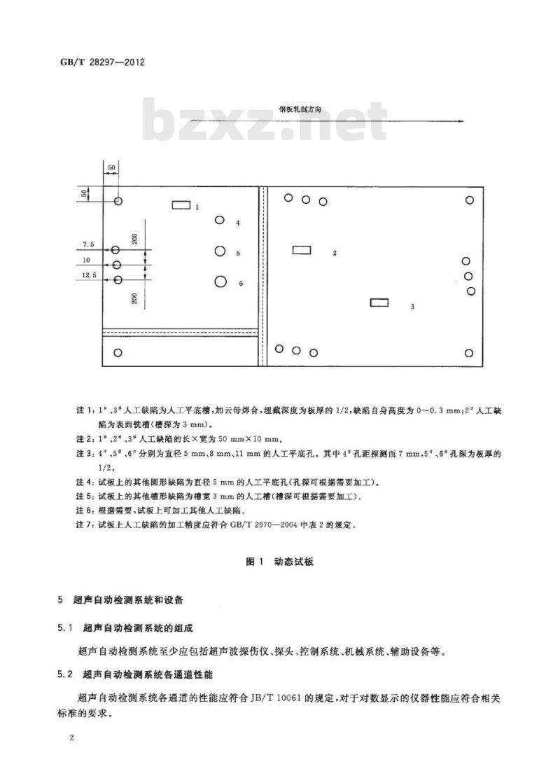GB/T 28297-2012 厚钢板超声自动检测方法