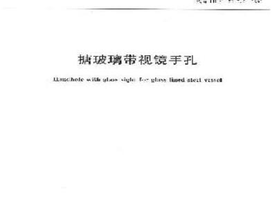 HG/T 2145.2-2009 搪玻璃带视镜手孔