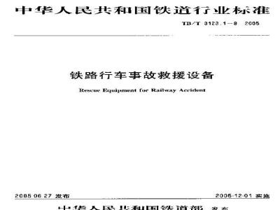 TB/T 3123.3-2005 铁路行车事故救援设备 第3部分:液压起复机具