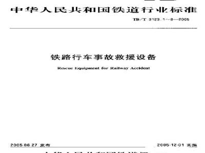 TB/T 3123.1-2005 铁路行车事故救援设备 第1部分:吊具