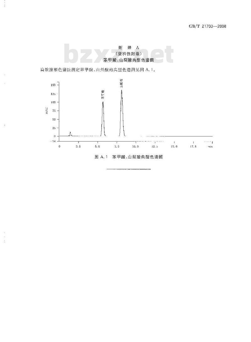 GB/T 21703-2008 乳与乳制品中苯甲酸和山梨酸的测定 GB/T 21703-2008 乳与乳制品中苯甲酸和山梨酸的测定