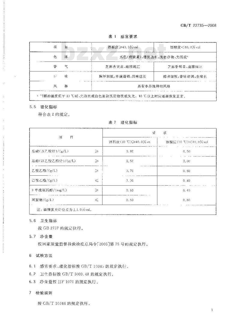 GB/T 22735-2008 地理标志产品 景芝神酿酒 GB/T 22735-2008 地理标志产品 景芝神酿酒
