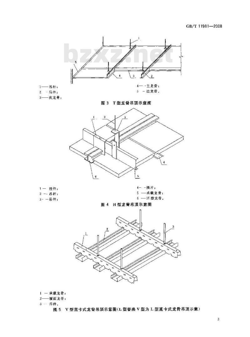 GB/T 11981-2008 建筑用轻钢龙骨 GB/T 11981-2008 建筑用轻钢龙骨