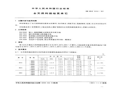 ZB D 52003-1990 全天然料烧结莫来石
