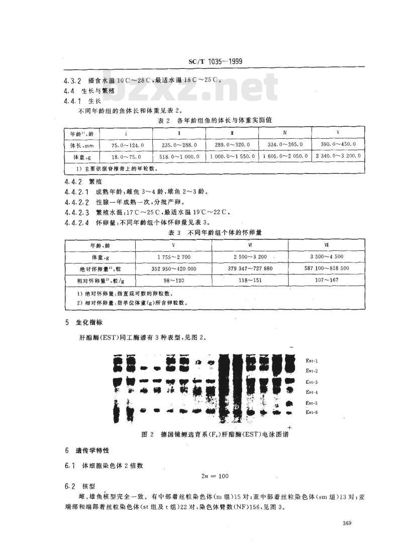 SC/T 1035-1999 德国镜鲤选育系