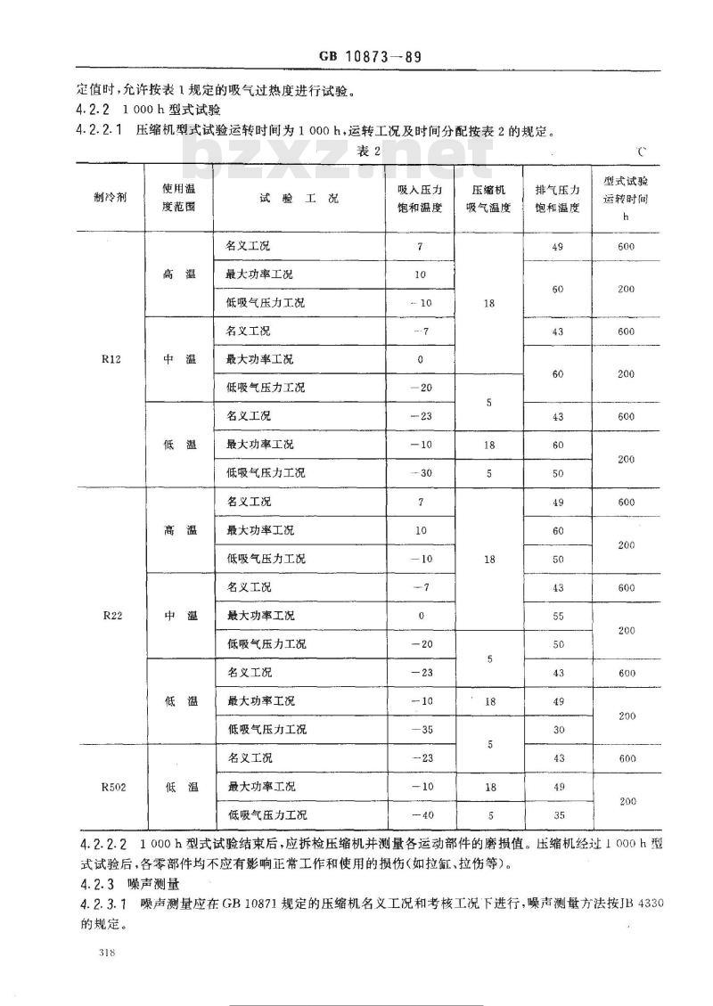 GB/T 10873-1989 小型活塞式单级制冷压缩机 试验方法 GB/T 10873-1989 小型活塞式单级制冷压缩机 试验方法