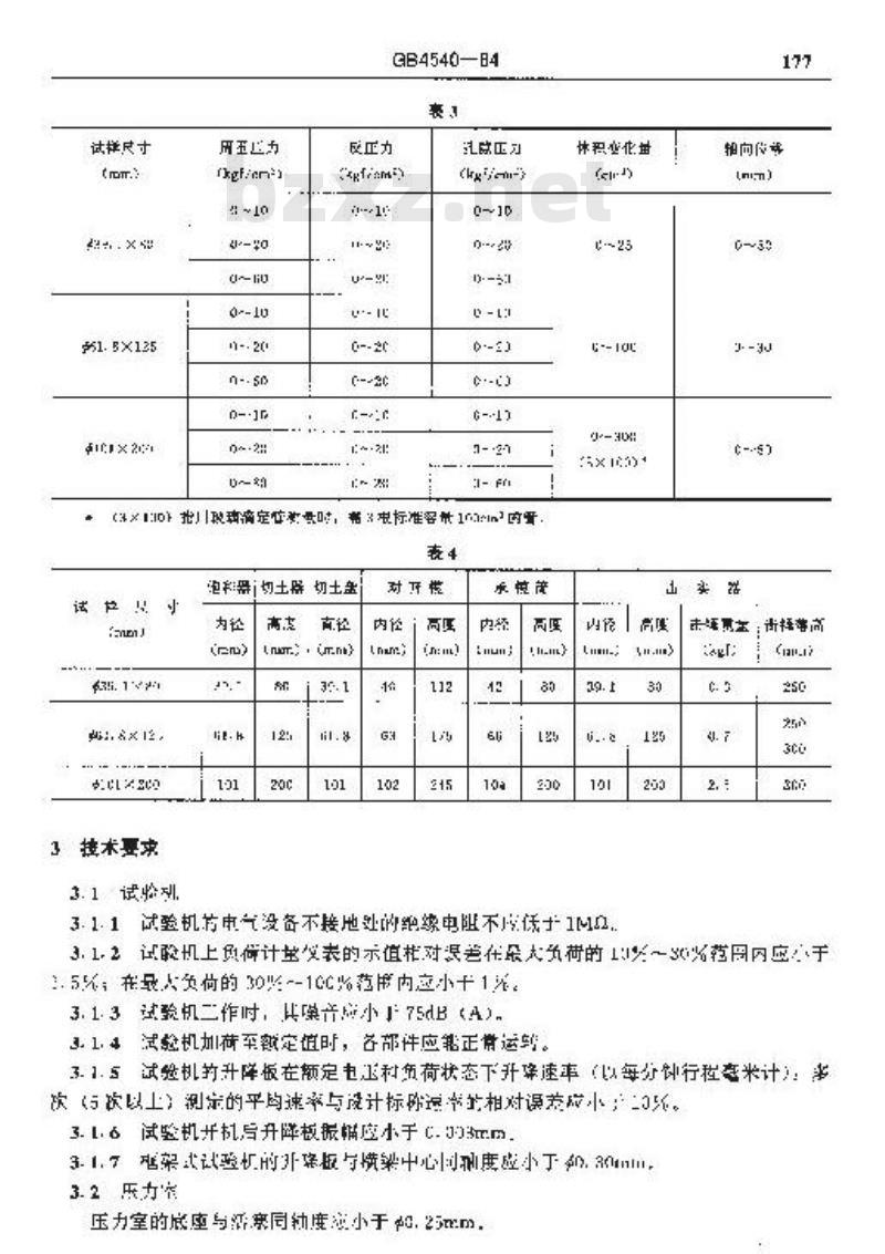 GB 4540-1984 应变控制式三轴仪 GB 4540-1984 应变控制式三轴仪