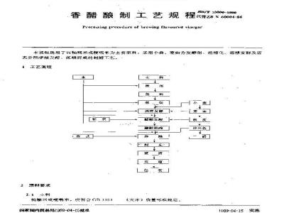 SB/T 10306-1999 香醋酿制工艺规程