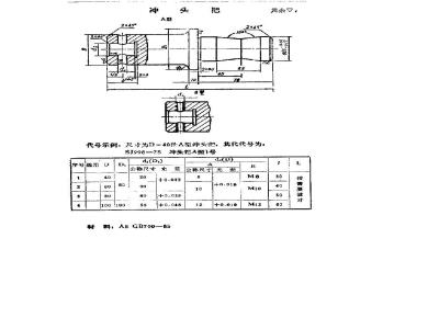 SJ 998-1975 冲头把