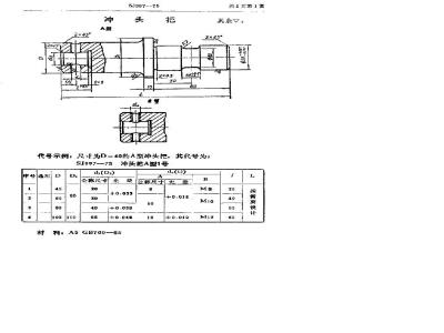 SJ 997-1975 冲头把
