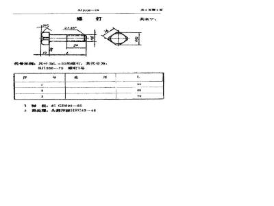 SJ 1008-1975 螺钉