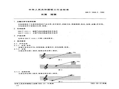 QB 1658.2-1992 长笛、短笛