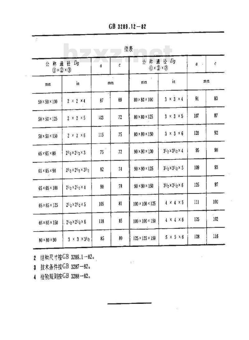GB/T 3289.12-1982 可锻铸铁管路连接件型式尺寸 中大异径三通 GB/T 3289.12-1982 可锻铸铁管路连接件型式尺寸 中大异径三通