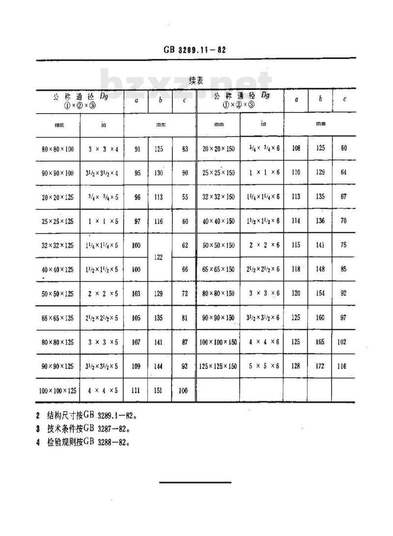 GB/T 3289.11-1982 可锻铸铁管路连接件型式尺寸 异径内外丝三通 GB/T 3289.11-1982 可锻铸铁管路连接件型式尺寸 异径内外丝三通