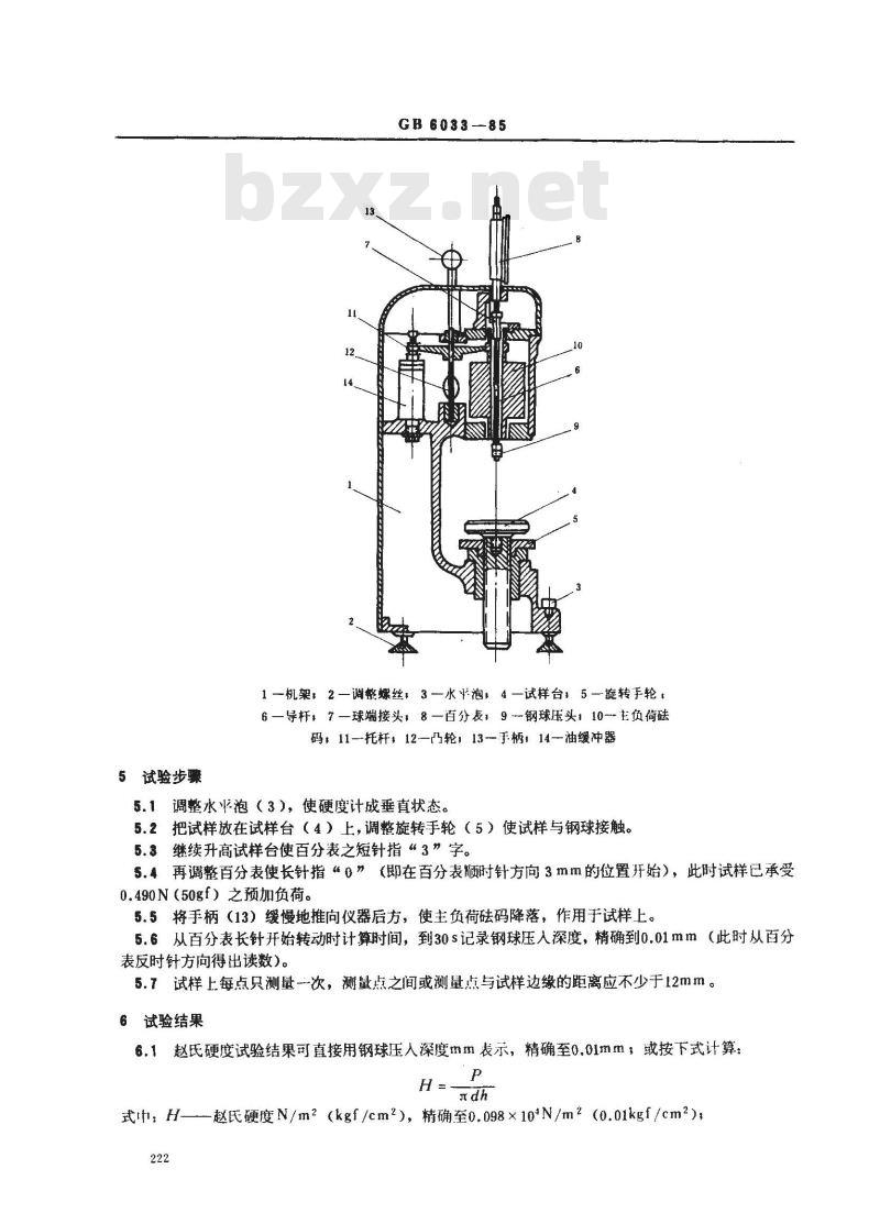 GB/T 6033-1985 硫化橡胶赵氏及邵坡尔硬度试验方法 GB/T 6033-1985 硫化橡胶赵氏及邵坡尔硬度试验方法