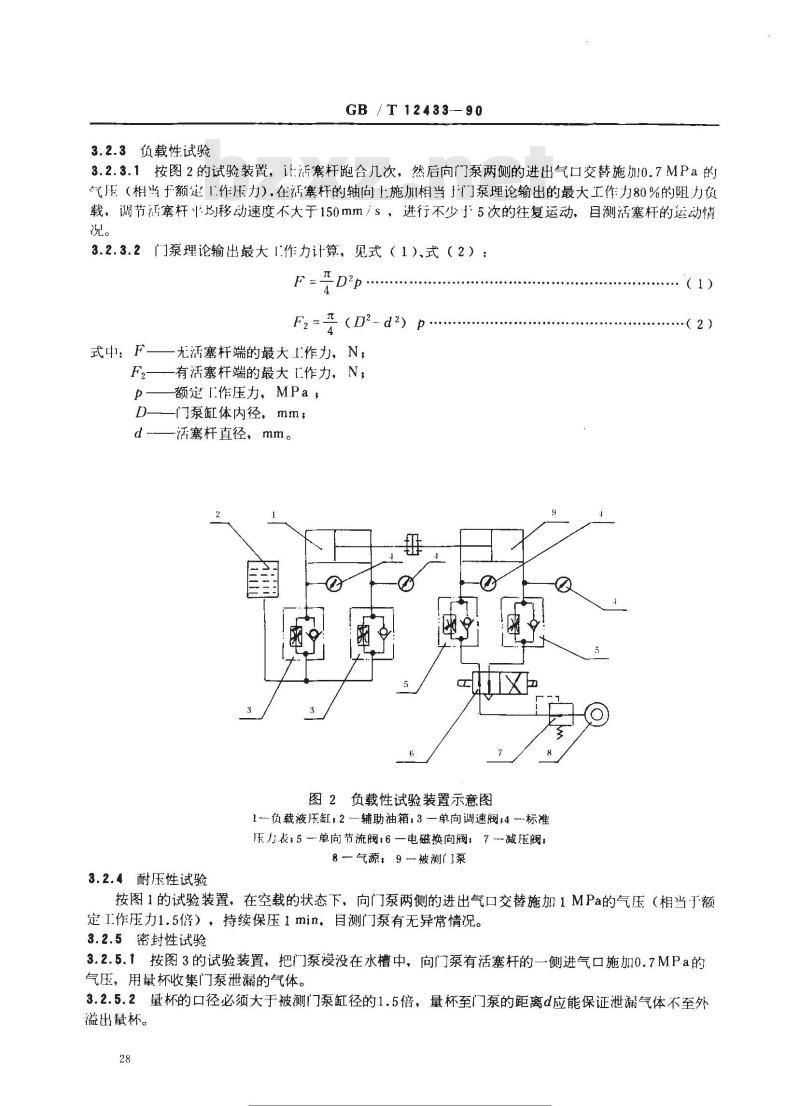 GB/T 12433-1990 客车乘客门门泵试验方法 GB/T 12433-1990 客车乘客门门泵试验方法