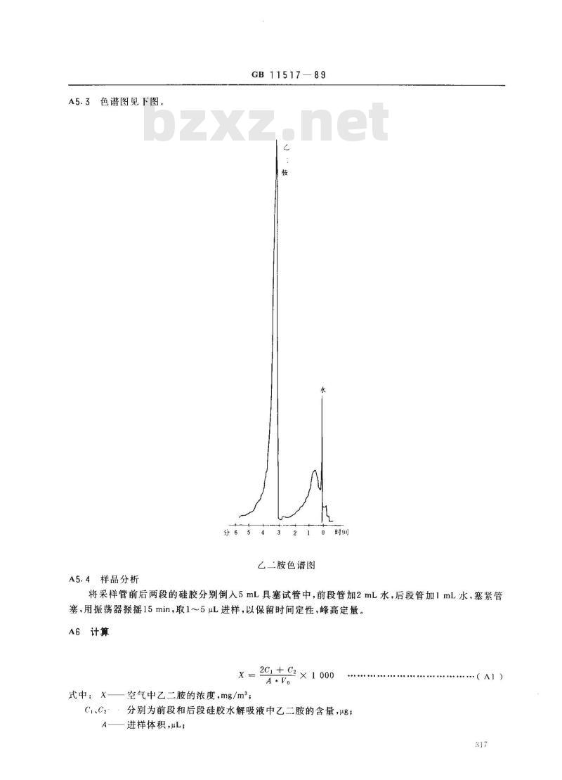 GB 11517-1989 车间空气中乙二胺卫生标准 GB 11517-1989 车间空气中乙二胺卫生标准