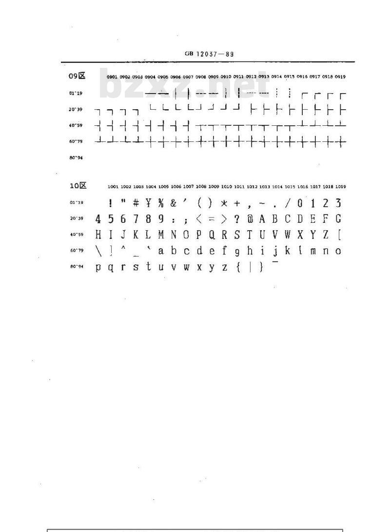 GB/T 12037-1989 信息交换用汉字36×36点阵宋体字模集及数据集 GB/T 12037-1989 信息交换用汉字36×36点阵宋体字模集及数据集