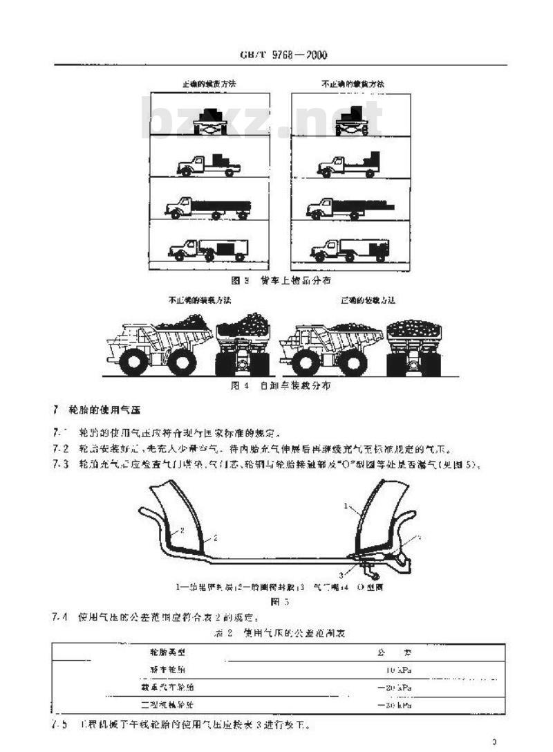 GB/T 9768-2000 轮胎使用与保养规程 GB/T 9768-2000 轮胎使用与保养规程