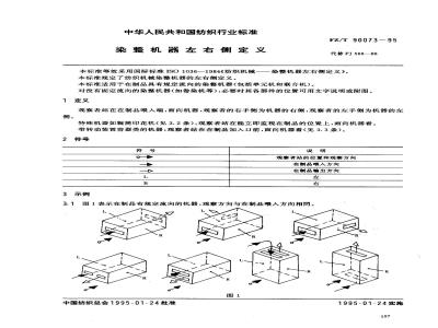 FZ/T 90073-1995 染整机器左右侧定义