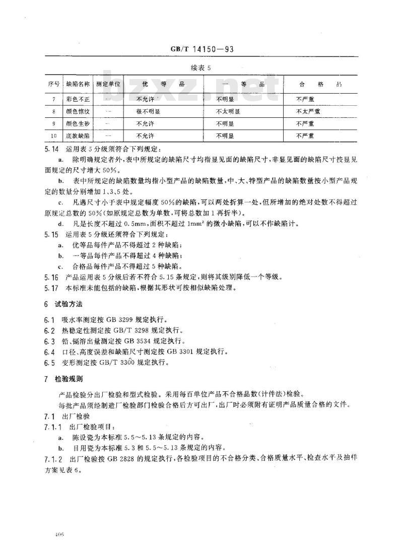 GB/T 14150-1993 粤彩瓷器 GB/T 14150-1993 粤彩瓷器