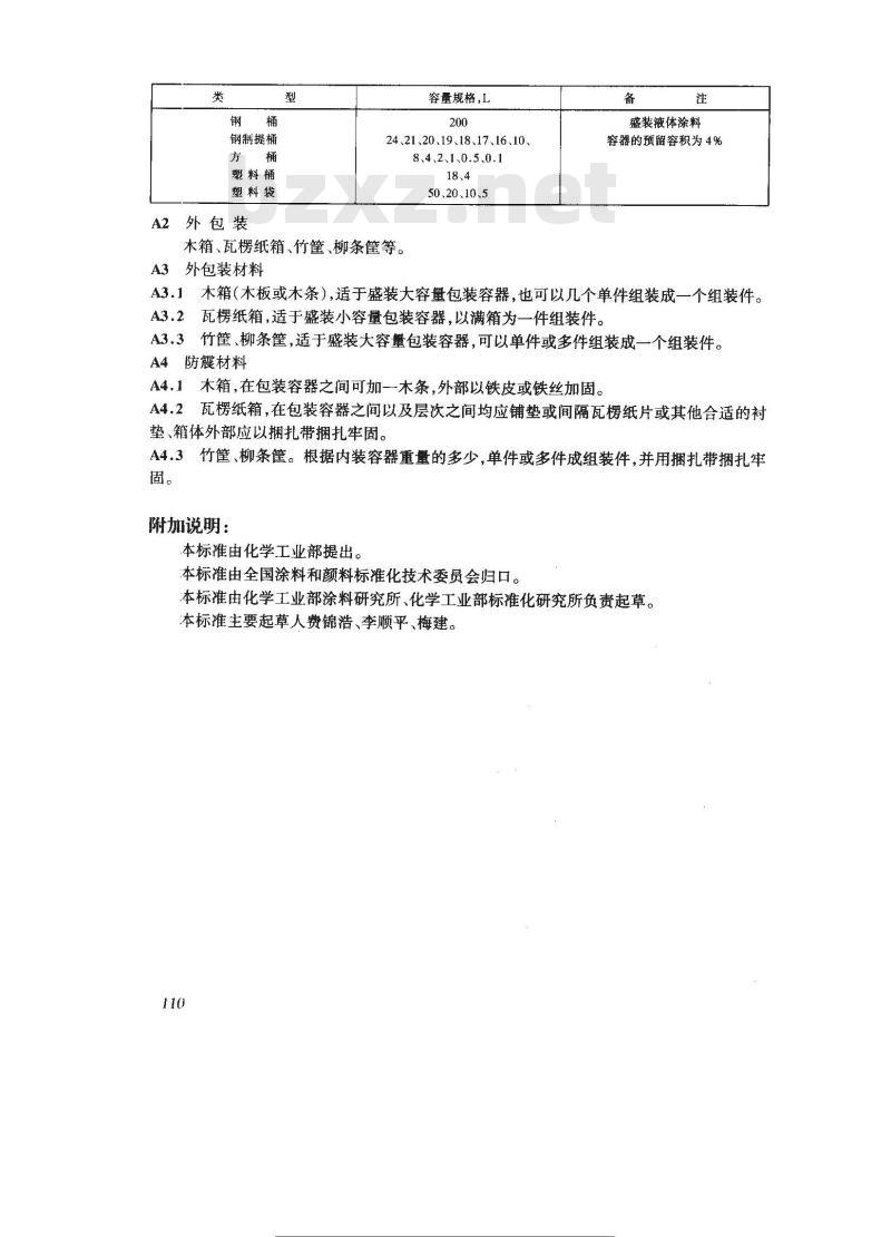 GB/T 13491-1992 涂料产品包装通则