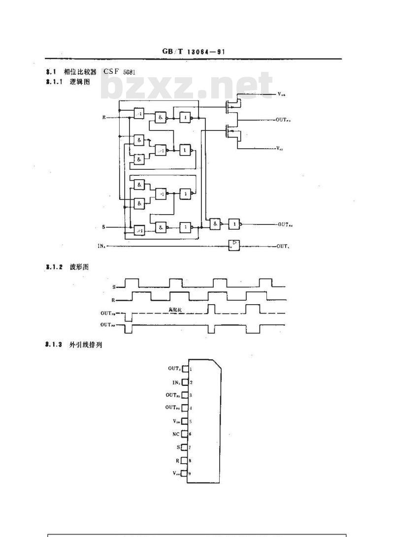 GB/T 13064-1991 半导体集成电路系列和品种复印机用系列的品种 GB/T 13064-1991 半导体集成电路系列和品种复印机用系列的品种