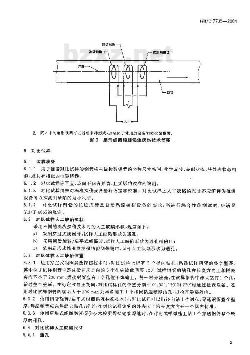 GB/T 7735-2004 钢管涡流探伤检验方法 GB/T 7735-2004 钢管涡流探伤检验方法