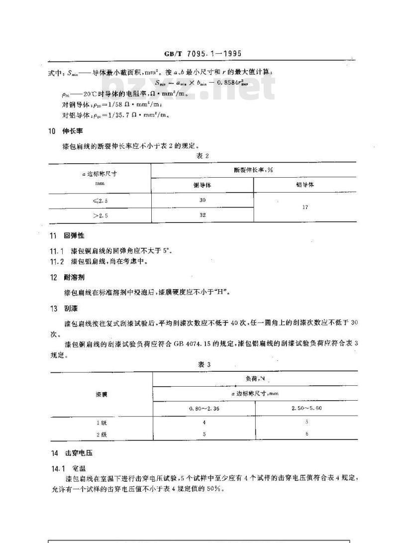 GB/T 7095.1-1995 漆包扁绕组线 第1部分:一般规定 GB/T 7095.1-1995 漆包扁绕组线 第1部分:一般规定