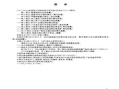 GB/T 6901.8-2004 硅质耐火材料化学分析方法 第8部分：火焰原子吸收光谱法测定氧化钙、氧化镁量