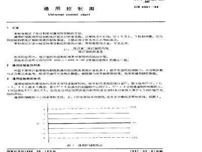 GB/T 6381-1986 通用控制图