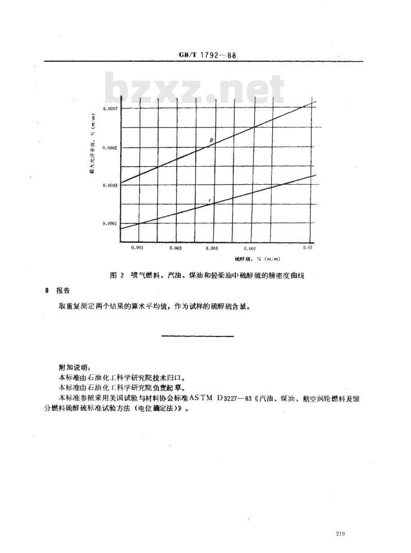 GB/T 1792-1988 馏分燃料中硫醇硫测定法(电位滴定法) GB/T 1792-1988 馏分燃料中硫醇硫测定法(电位滴定法)